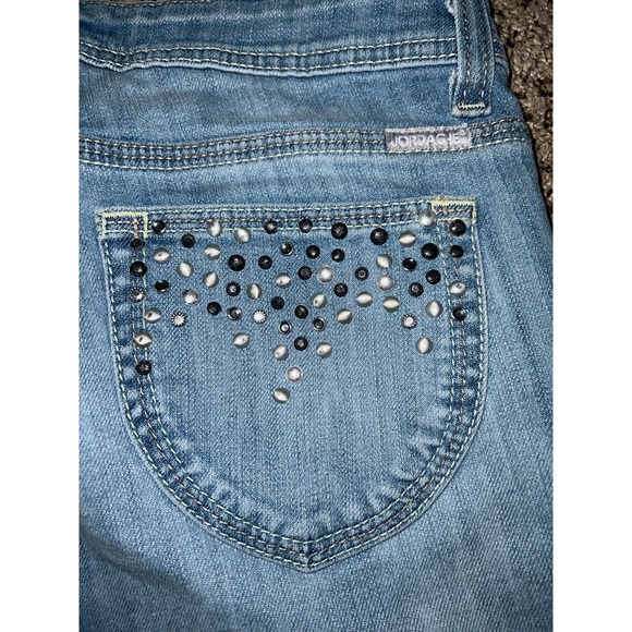 Vintage Jordache Women's 80's light wash jean capri zippers on the ankles size 4 - Picture 8 of 12